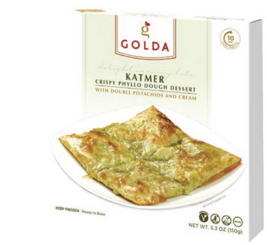 Golda Crispy Phyllo Dough Dessert 1 pc Katmer