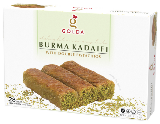 Golda Burma Kadaifi w/ Double Pistachios 3.1 lb