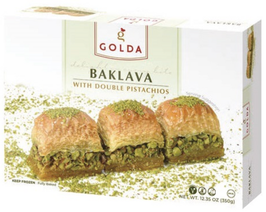 Golda Baklava w/ Double Pistachios 350g