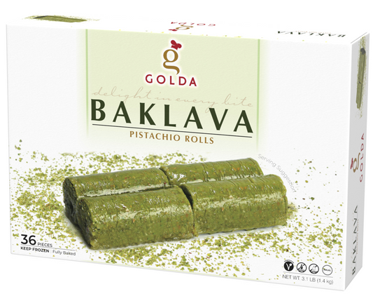 Golda Pistachio Rolls 3.1 lb