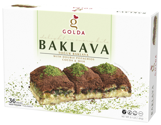 Golda Milk & Cocoa Baklava 3.1 lb