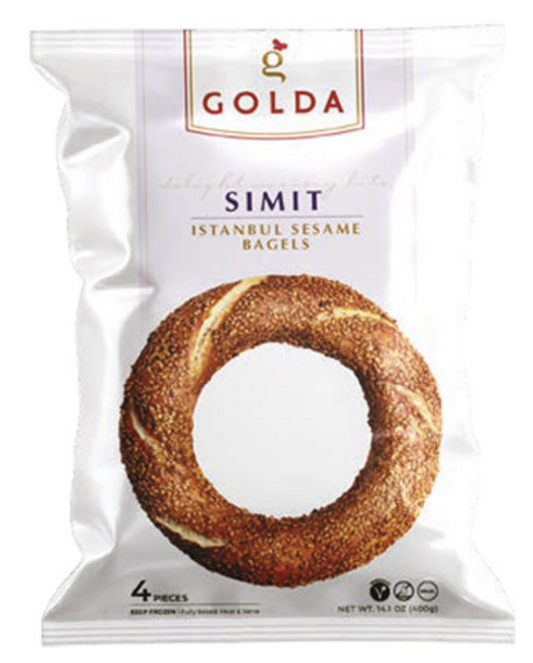 Golda Istanbul Sesame Bagels, Simit 400g (4 pieces)