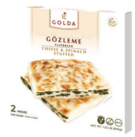 Golda Gozleme-Flatbread w/ Spinach & Cheese (2x300g)