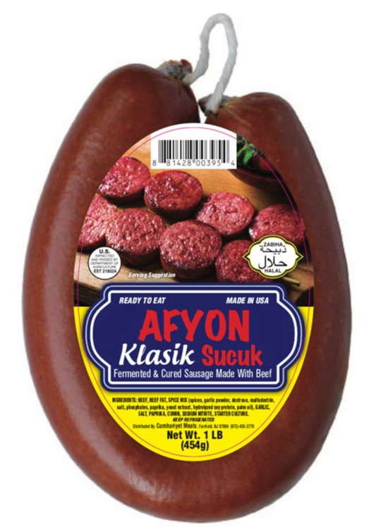 Afyon Klasik Sujuk 1 lb