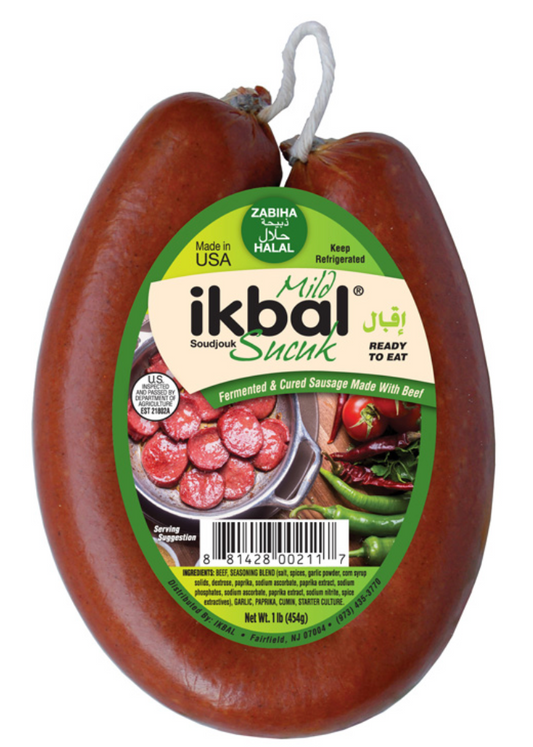 Ikbal Ring Beef Sujuk Mild 1 lb