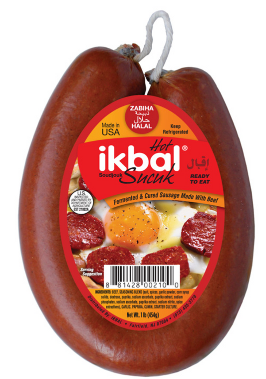 Ikbal Ring Beef Sujuk Hot 1 lb