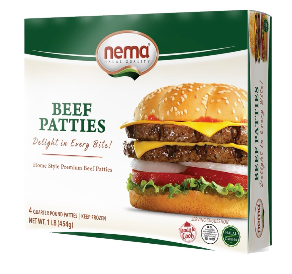 Nema Beef Patties 1 lb