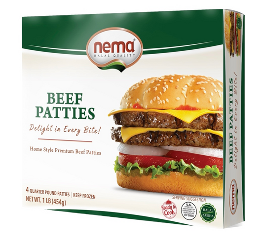 Nema Beef Patties 1 lb