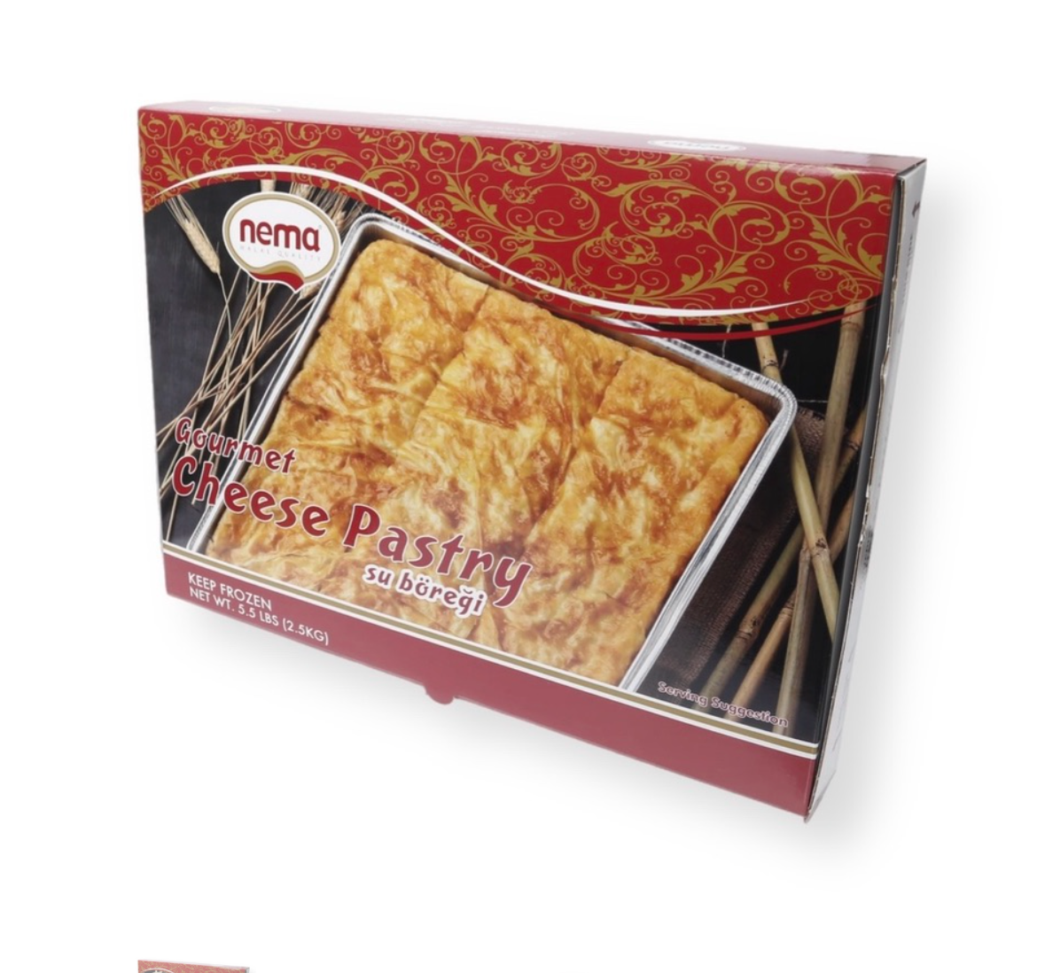 Nema Three Cheese Pastry Rectangular Tray 5.5 lb