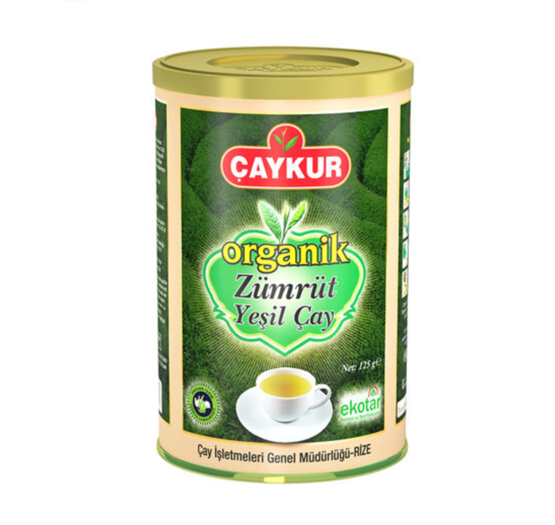 Caykur Organik Zumrut Yesil Cay, 125 Gr