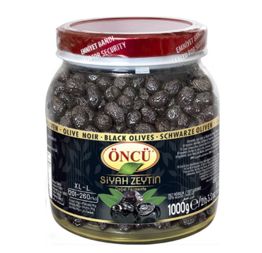 Oncu Black Olives, XL 1kg