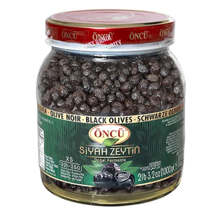 Oncu Black Olives 1000gr, XS