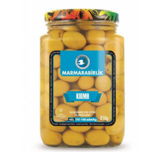 Marmarabirlik Cracked (Kirma) Green Olives 4XL 850gr