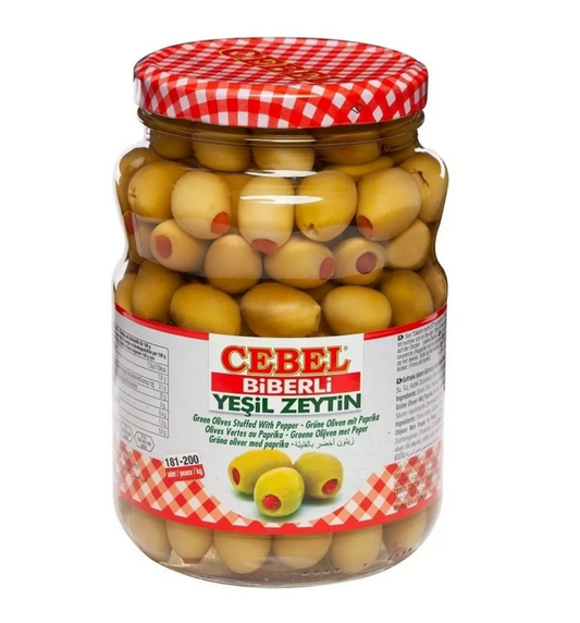 Cebel Biberli Yesil Zeytin Glass, 400gr