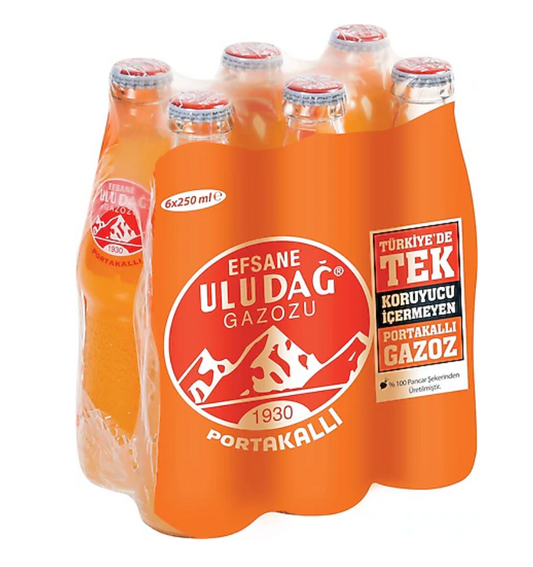 Uludag Gazoz Orange, 6pk