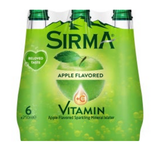 Sirma Sparkling Water Apple 6pk