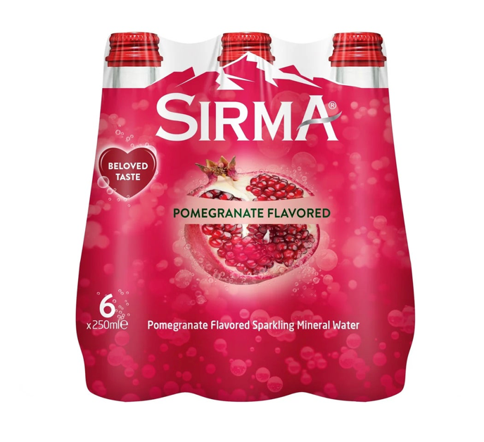 Sirma Sparkling Water Pomegranate 6pk