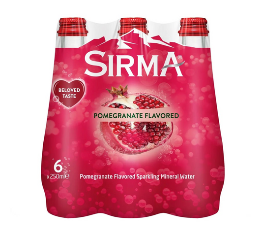 Sirma Sparkling Water Pomegranate 6pk