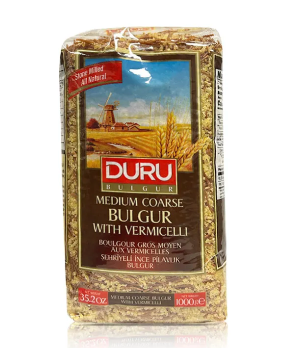Duru Medium Coarse Bulgur, W Vermicelli,1kg